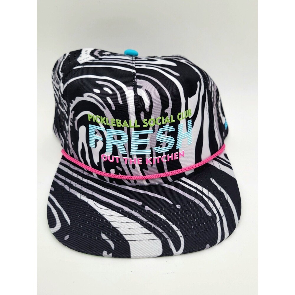Staunch Pickleball Social Club Rope Adjustable Snapback Vented Hat NEW